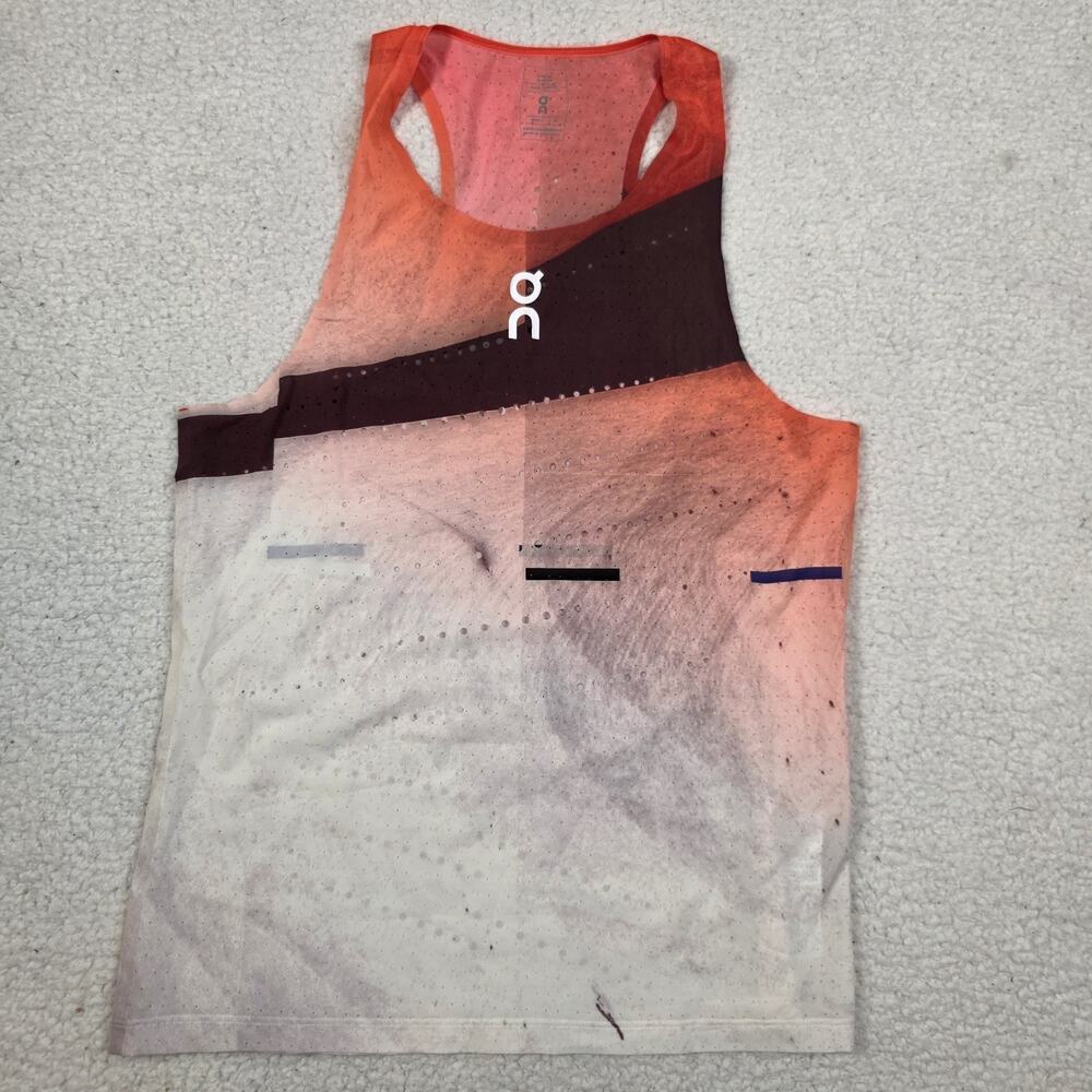On Running Race Day Singlet Mens M Active Lightweight Performance Training